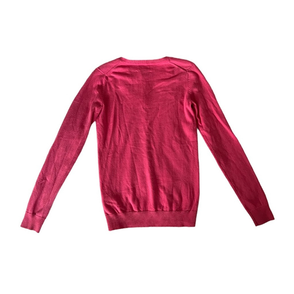 Tommy Hilfiger Pima Cotton V-Neck Sweater Top Size XS - Picture 4 of 6